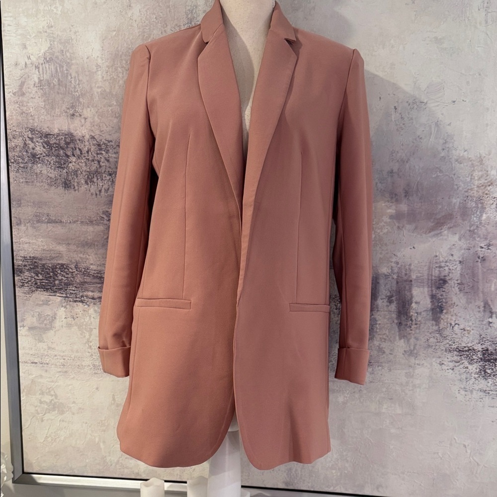 Love Tree Women's Pink/Salmon Open Blazer size medium
